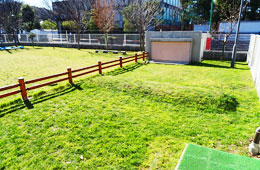 0・1歳児専用の園庭